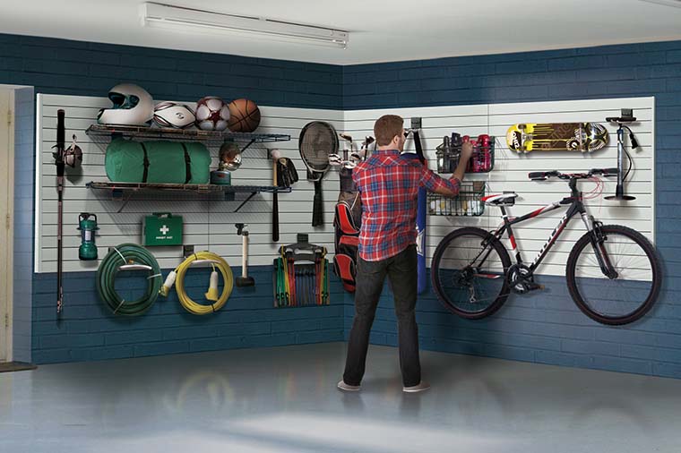 Garage Wall Storage, Cabinets, Flooring | The Garage Interior Design ...